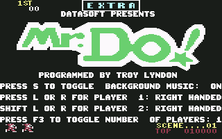 Mr. Do screenshot 3 for Commodore 64